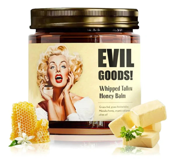 EVIL GOODS -🐄 DESPIDETE DE LAS MANCHAS, ACNE, ARRUGAS Y ESTRIAS EN MENOS DE 1 MES CON NUESTRO SEBO 😱