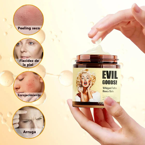 EVIL GOODS -🐄 DESPIDETE DE LAS MANCHAS, ACNE, ARRUGAS Y ESTRIAS EN MENOS DE 1 MES CON NUESTRO SEBO 😱