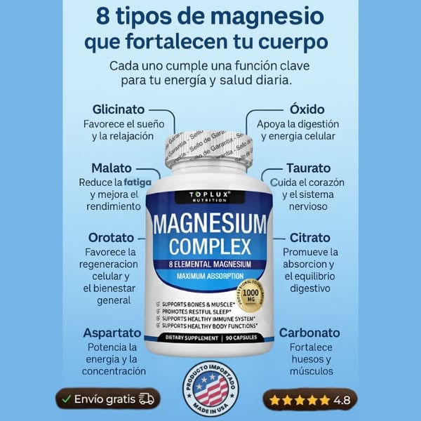 2x1 - Magnesio Complex™ 8 en 1 💊