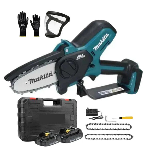 Mini Motosierra De Mano Portatil Recarga Original 48V + BATERIA EXTRA + Regalos