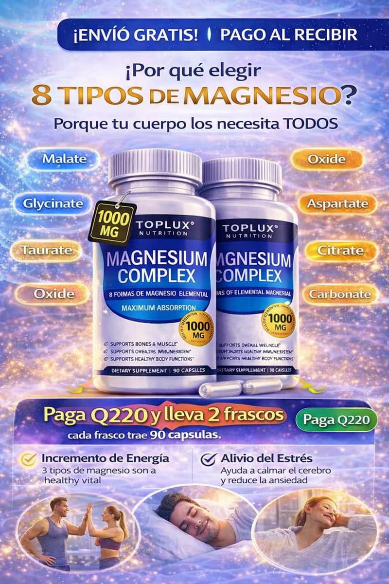 2x1 - Magnesio Complex™ 8 en 1 💊