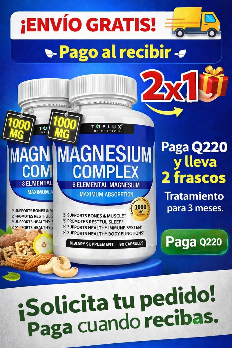 2x1 - Magnesio Complex™ 8 en 1 💊